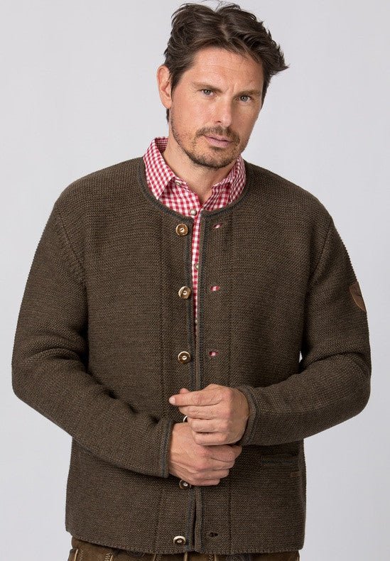 Trachtenstrickjacke - Trachtenstrickjacke Amaro tobacco - Dirndl.com