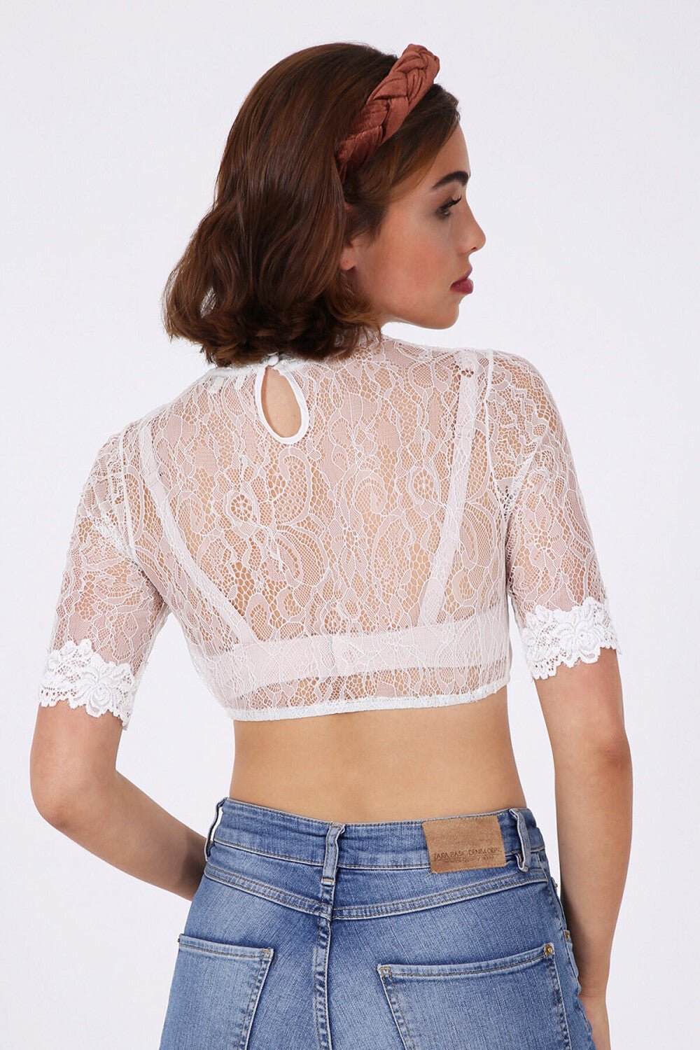 Dirndlbluse - Dirndlbluse Pippa ecru - Dirndl.com