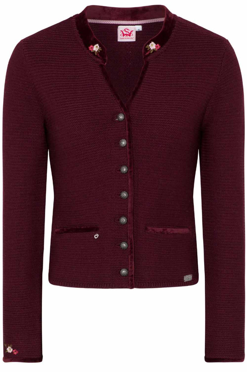 Cardigan Malta red