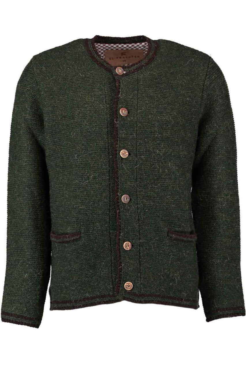 Traditional Knit Jacket Moritz Olive