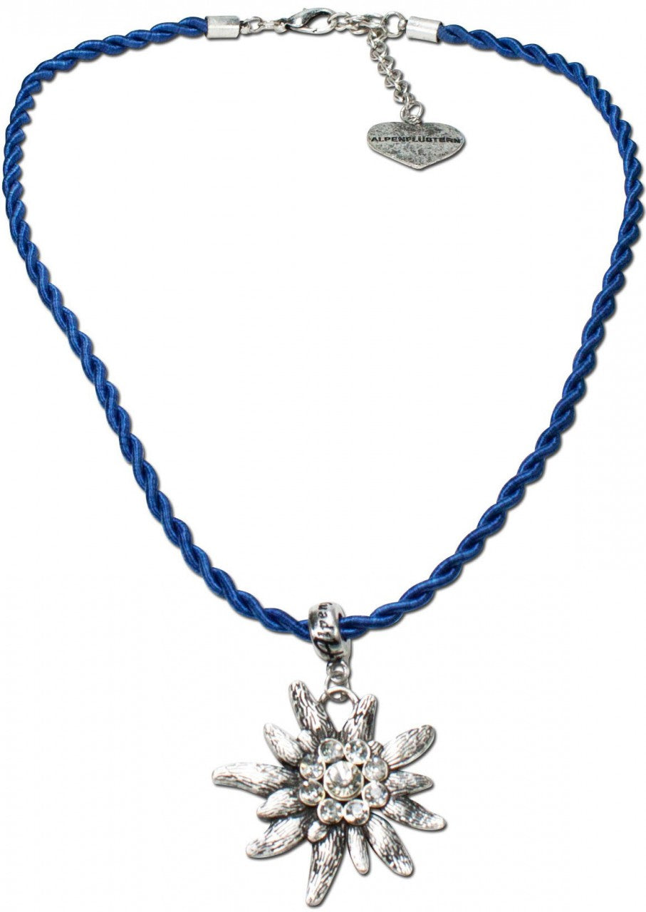 Traditional necklace Amelie blue
