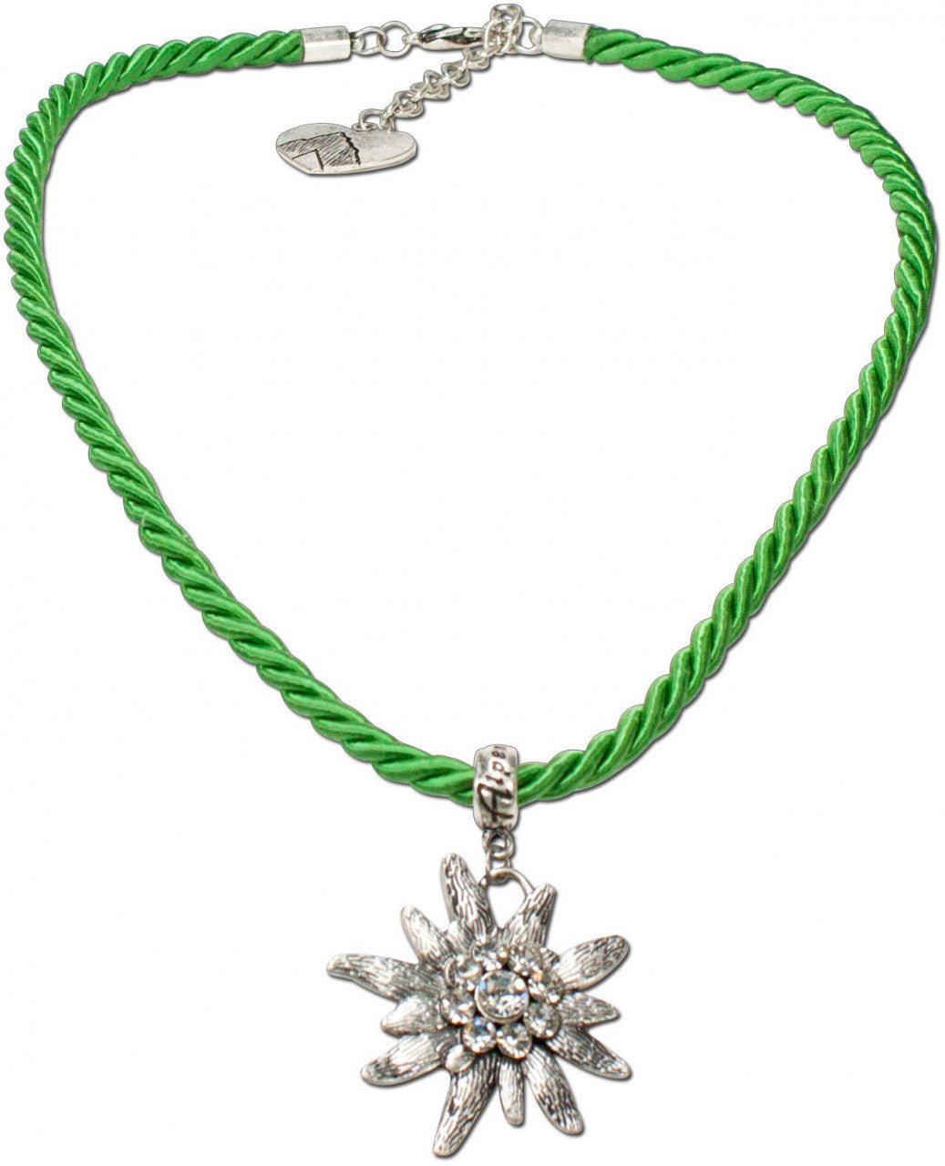 Kette - Trachtenkette Amelie hellgrün - Dirndl.com