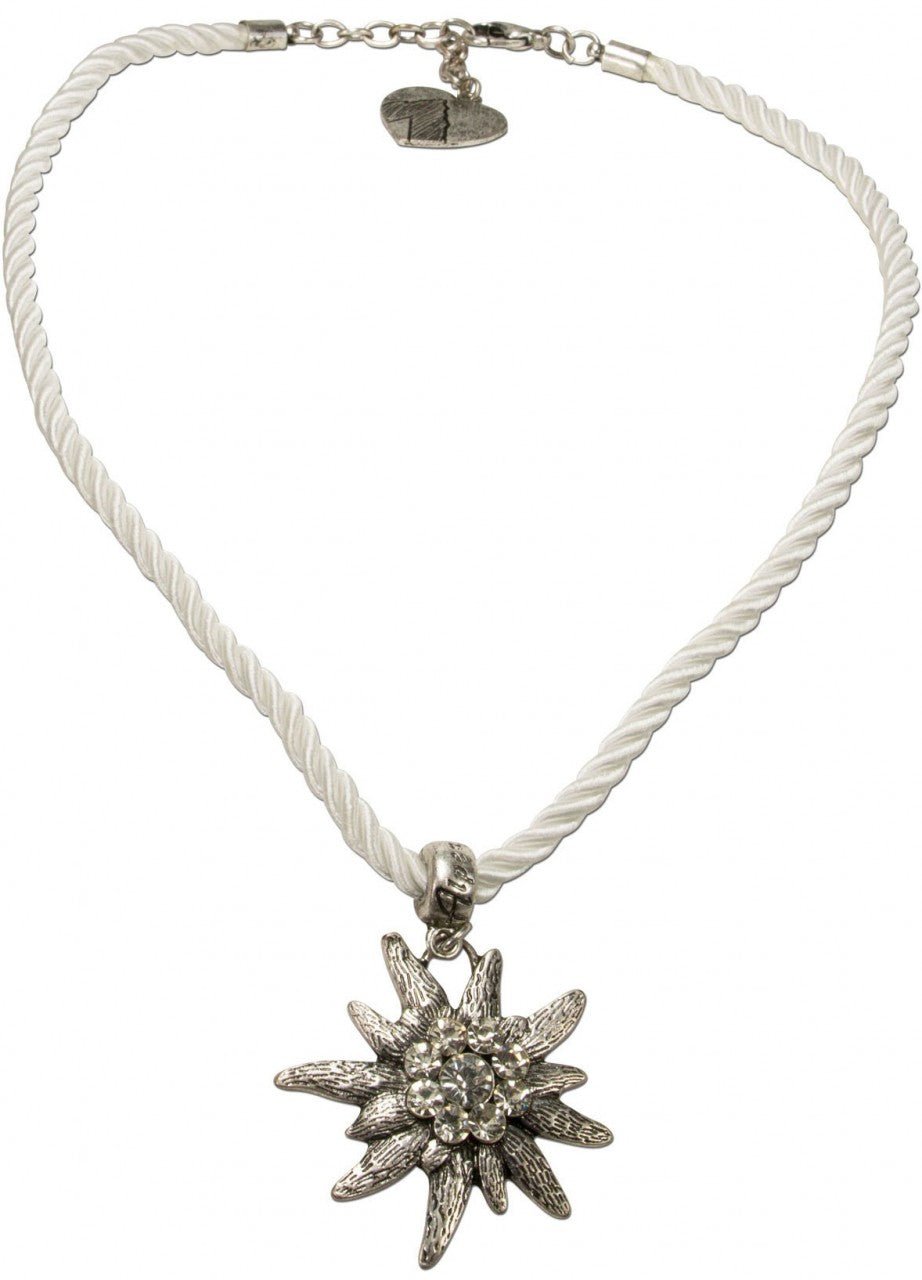 Kette - Trachtenkette Amelie weiß - Dirndl.com