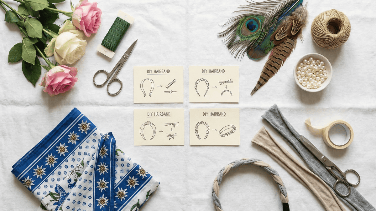 Haarband selber machen – 4 Anleitungen für dein dirndl - Dirndl.com