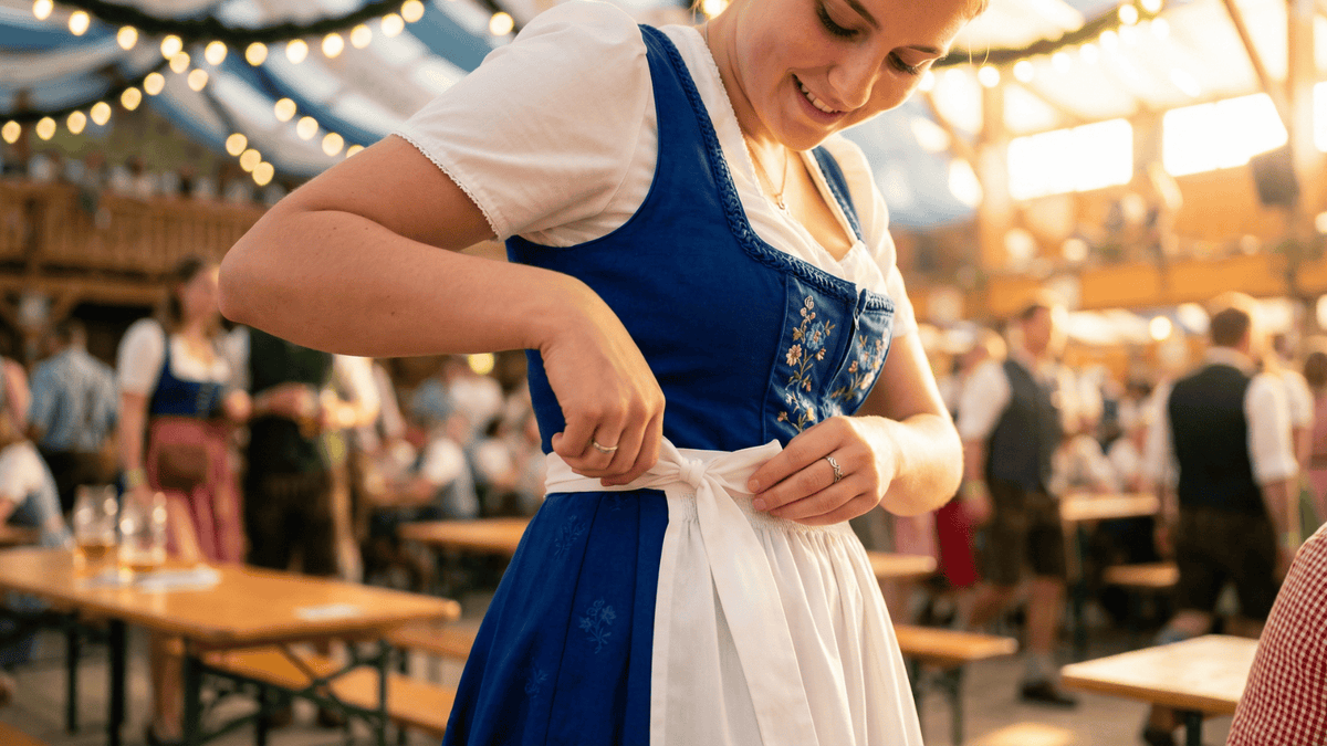 Dirndl mit Schleife