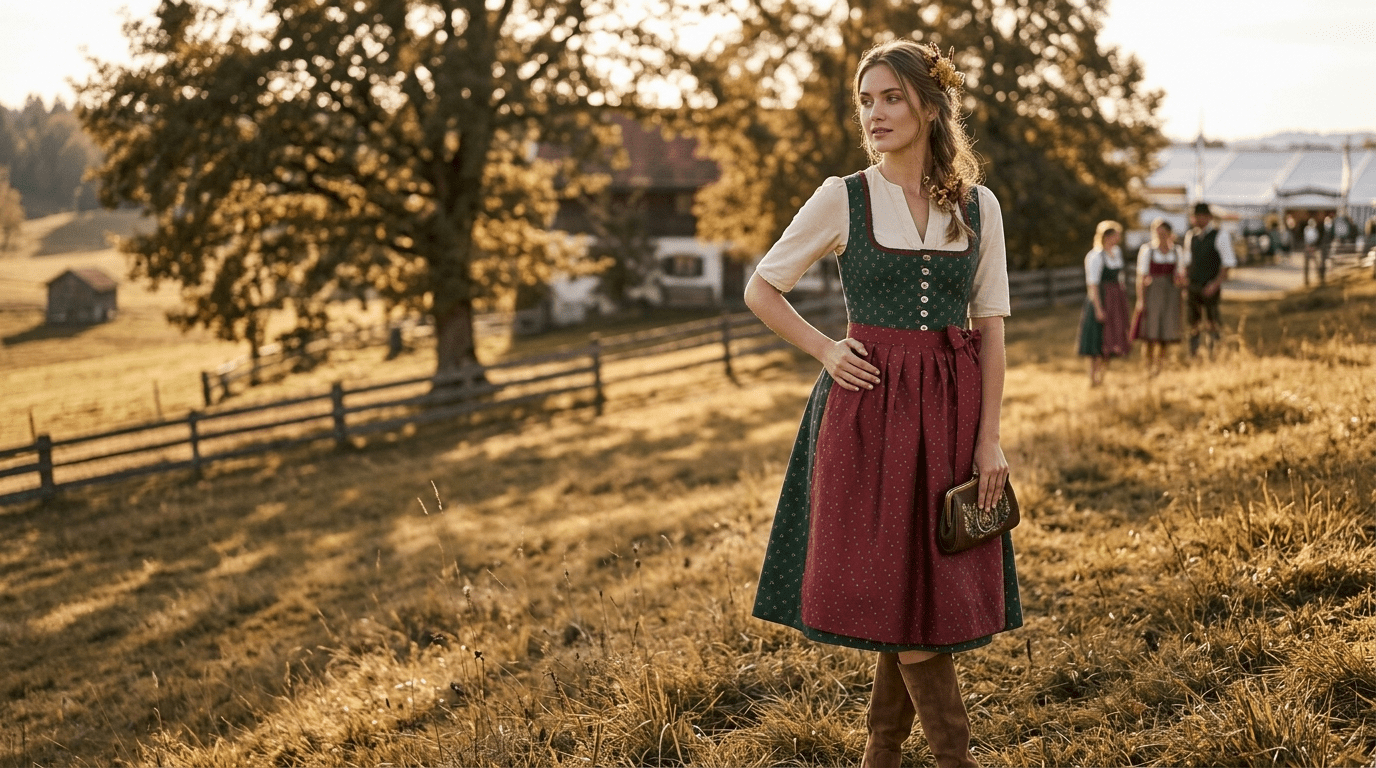 Herbsttyp Dirndl: Die besten Farben für deinen Farbtyp - Dirndl.com