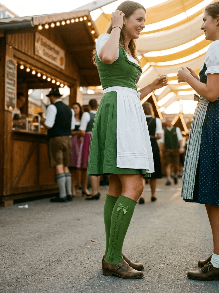 Trachtenstrümpfe: Welche Kniestrümpfe passen zum Dirndl? - Dirndl.com