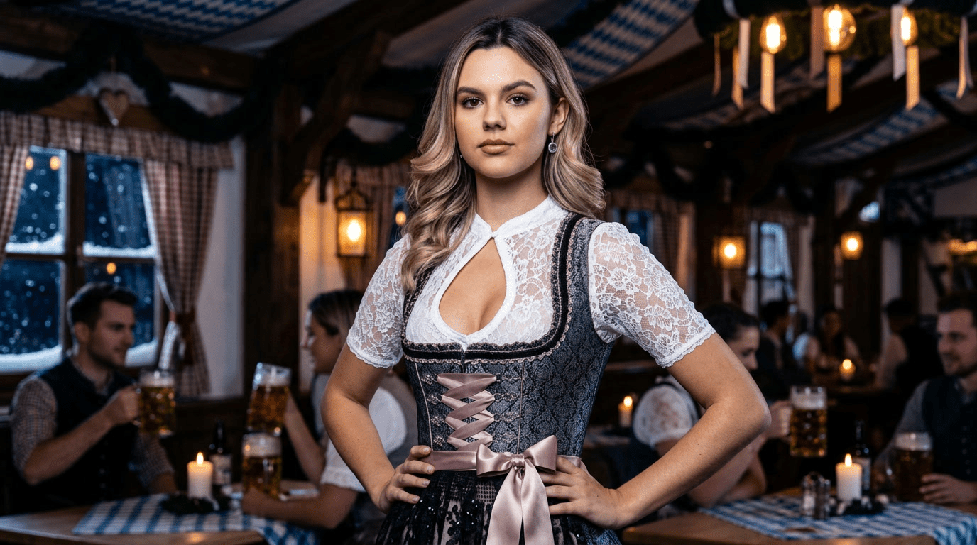Wintertyp Dirndl: Die besten Farben für deinen Farbtyp - Dirndl.com