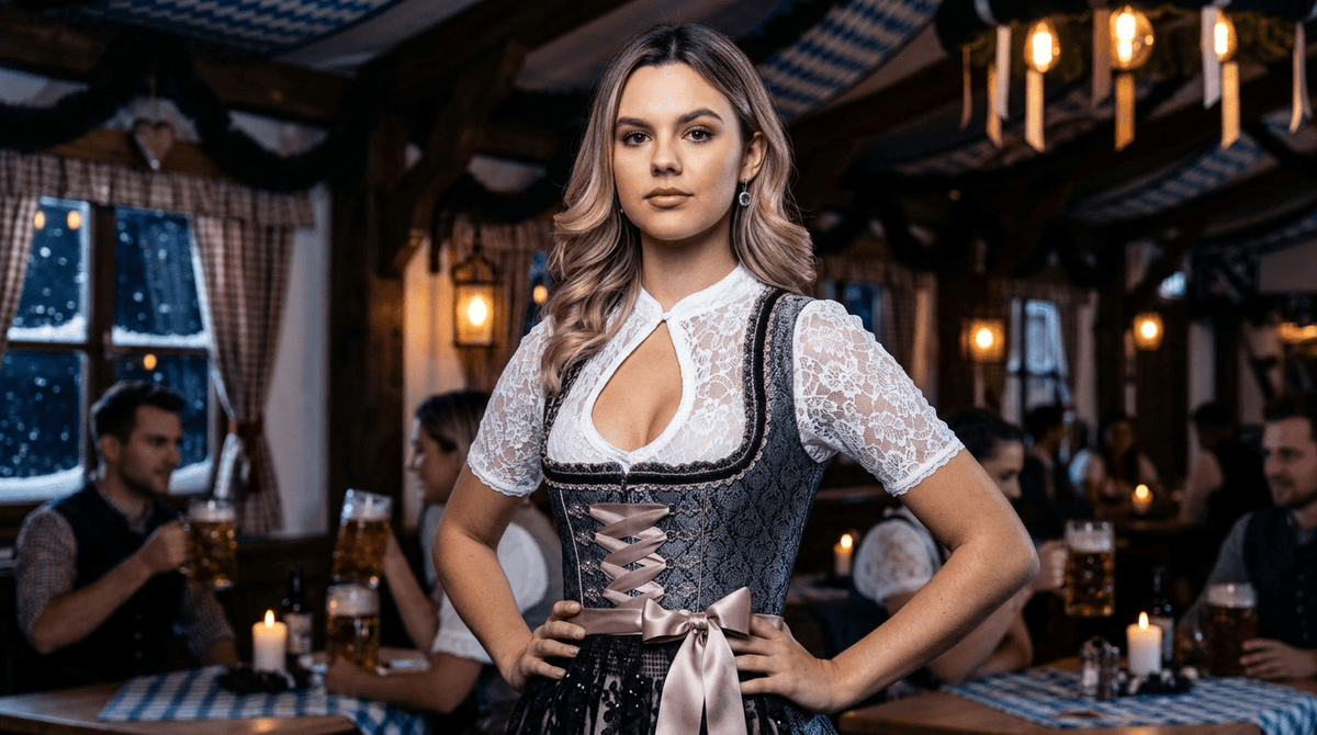 Wintertyp Dirndl: Die besten Farben für deinen Farbtyp - Dirndl.com