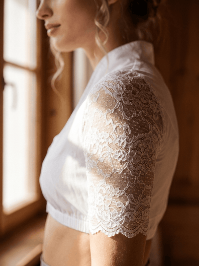 Dirndlbluse Spitze - Dirndl.com