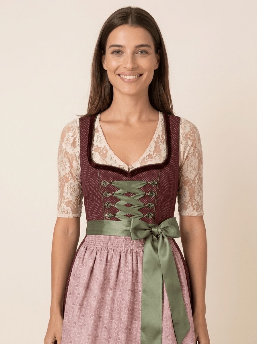 Dirndlbluse - Dirndlbluse Mia beige - Dirndl.com