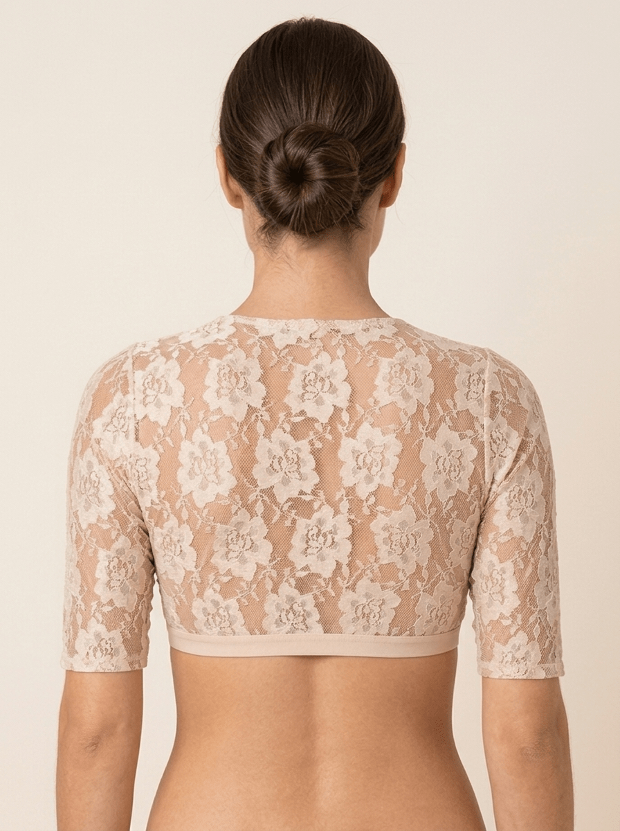Dirndlbluse - Dirndlbluse Mia beige - Dirndl.com