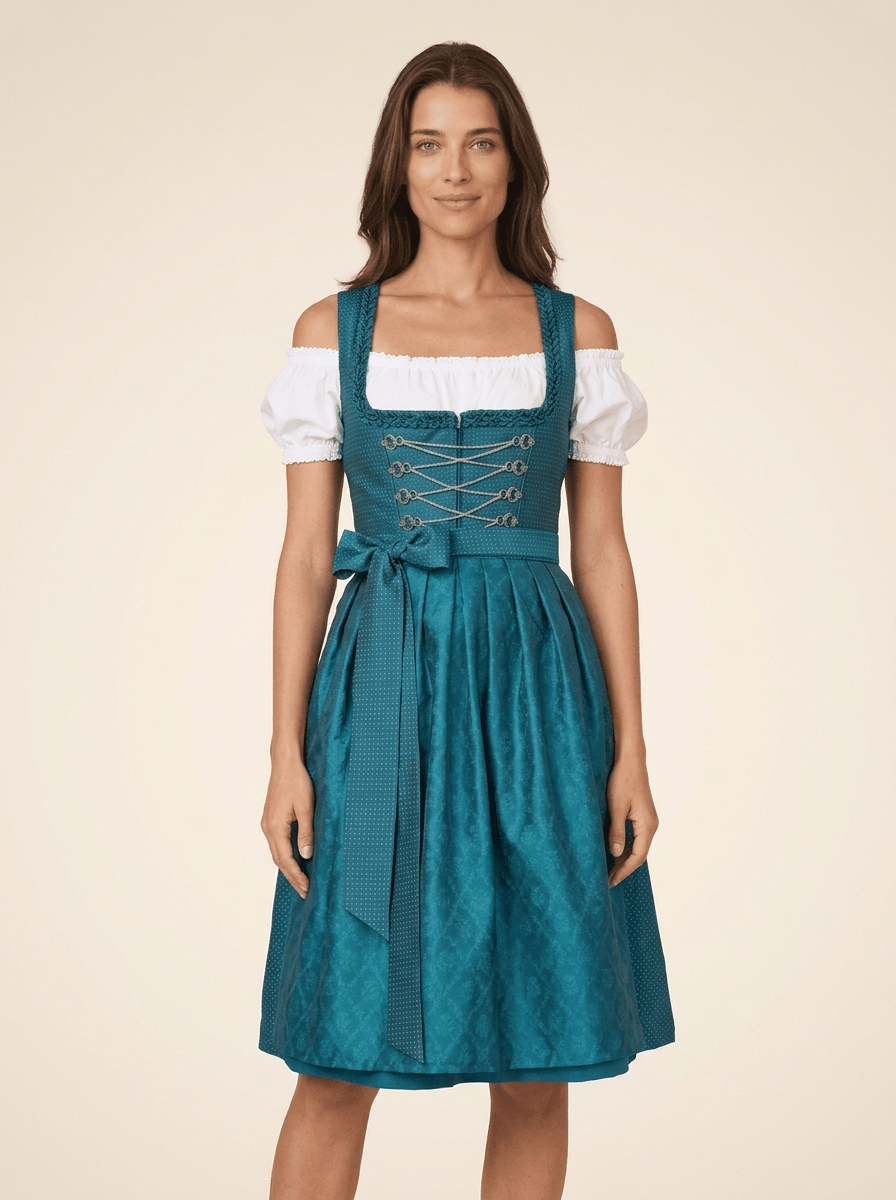 Dirndlbluse - Dirndlbluse Barbie weiß - Dirndl.com