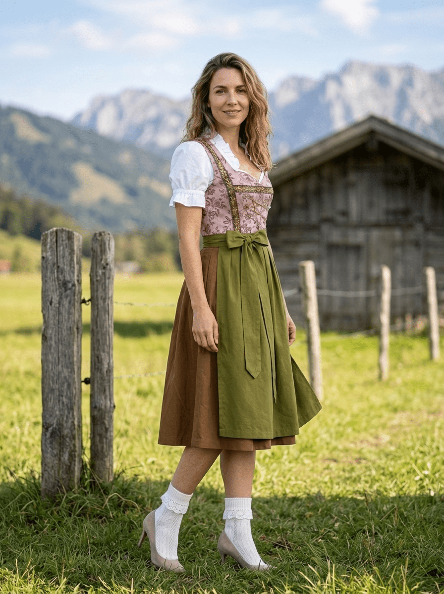 Dirndl - Dirndl Set Astrid rosé - Dirndl.com