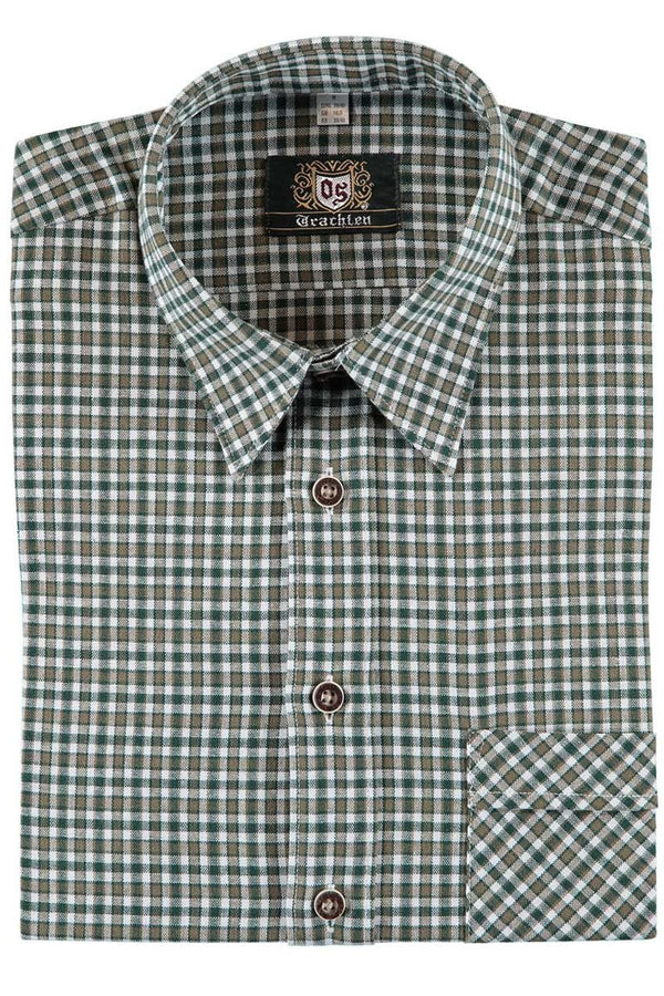 Trachtenhemd - Herrenhemd Herbert langarm - Dirndl.com
