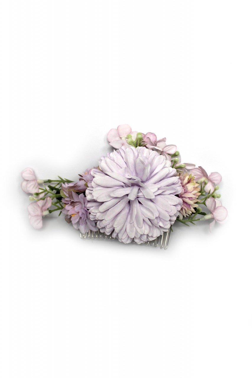 Haarclip - Blüten Haarkamm Viola - Dirndl.com