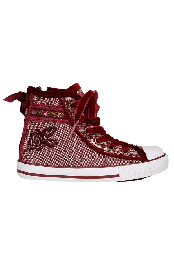 Trachtenschuh - Kindersneaker Red Loop - Dirndl.com