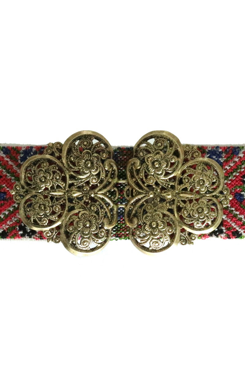 Trachtengürtel Isa rot gold