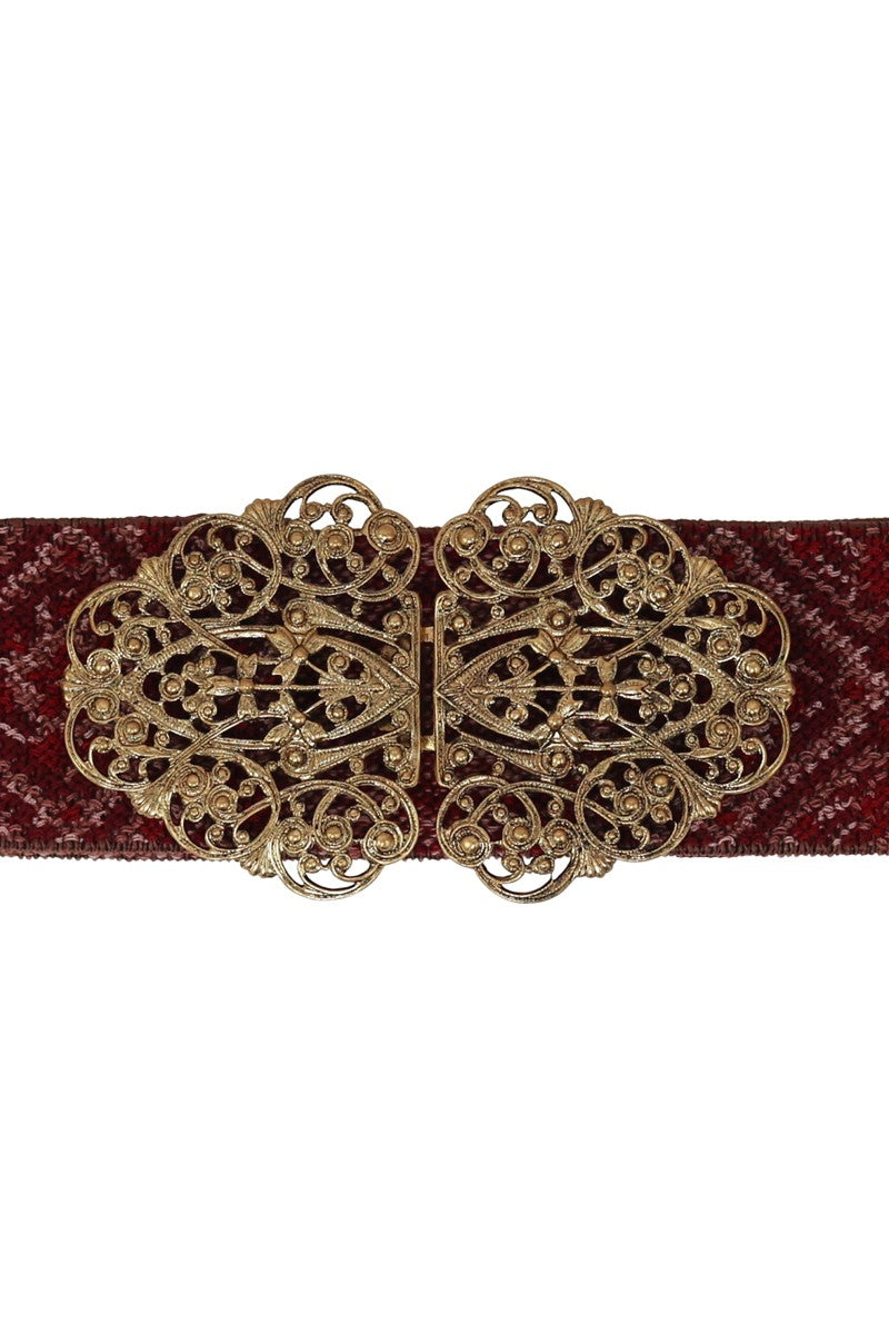 Trachtengürtel Ella bordeaux gold