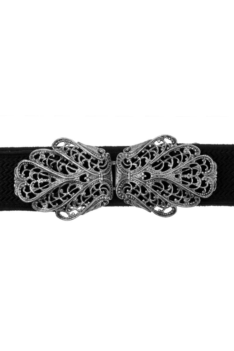 Trachtengürtel Malin schwarz silber