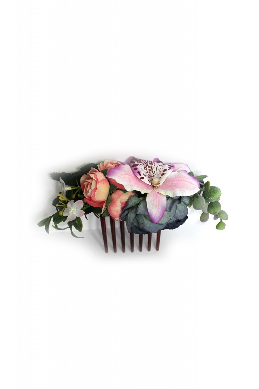 Haarclip - Blüten Haarkamm Lilientraum - Dirndl.com