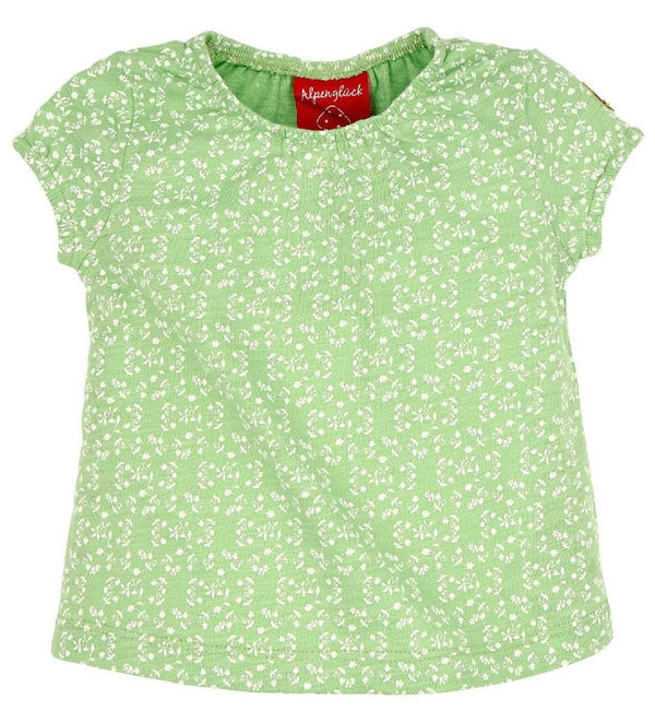Trachtenbluse - Unterziehblüschen Blümchen - Dirndl.com