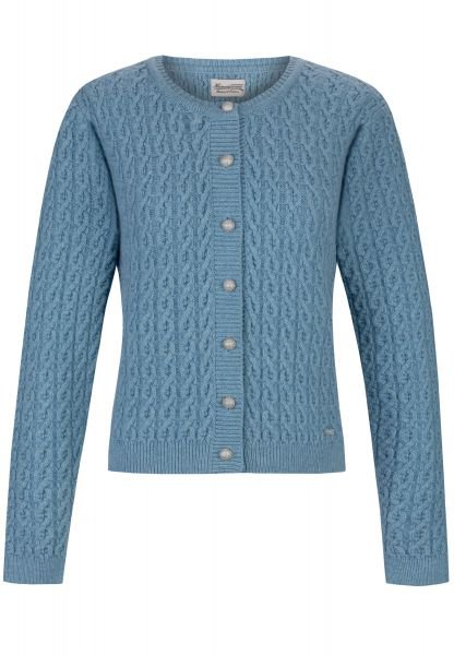 Strickjacke - Strickjacke Sophia Hellblau - Dirndl.com