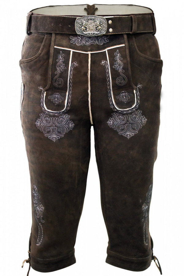 Lederhose - Kniebund Wildbock Lederhose Elijah - Dirndl.com