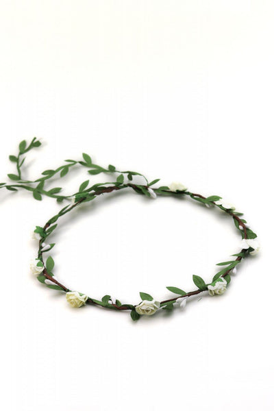 Haarkranz - Haarkranz mit zarten weißen Blüten - Dirndl.com