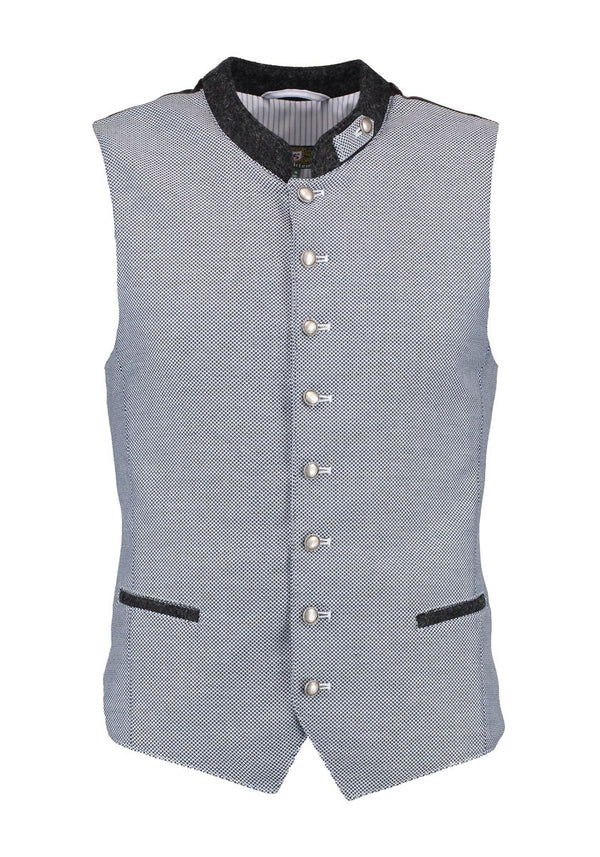 Trachtenweste - Trachtenweste Julian in hellblau - Dirndl.com