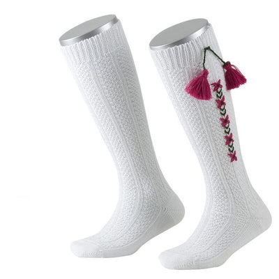 Strumpf - Kniestrumpf Marieke pink - Dirndl.com