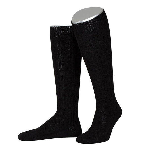 Strumpf - Trachtenkniestrumpf in Schwarz - Dirndl.com