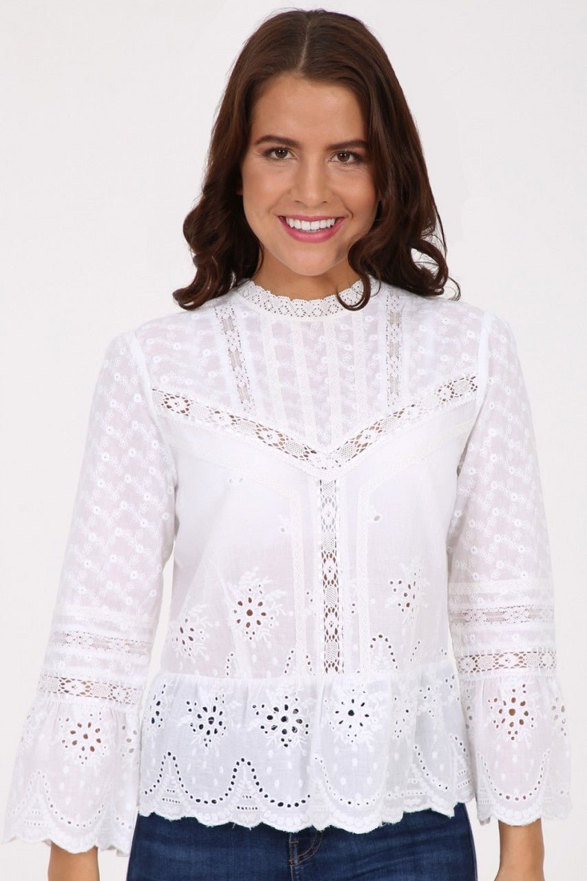 Trachtenbluse - Trachtenbluse Indiana - Dirndl.com
