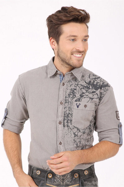 Trachtenhemd - Trachtenhemd Paul langarm - Dirndl.com