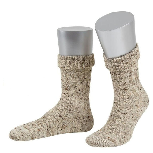 Strumpf - Trachtensocke Johann in Mittelbeige - Dirndl.com