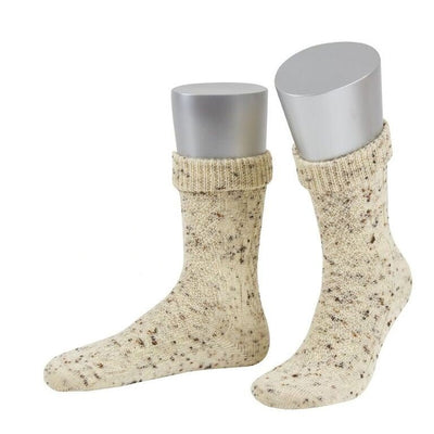 Strumpf - Trachtensocke Johann in Natur - Dirndl.com