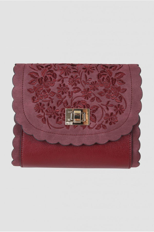 Trachtentasche - Trachtentasche Blümchenspiel rot - Dirndl.com