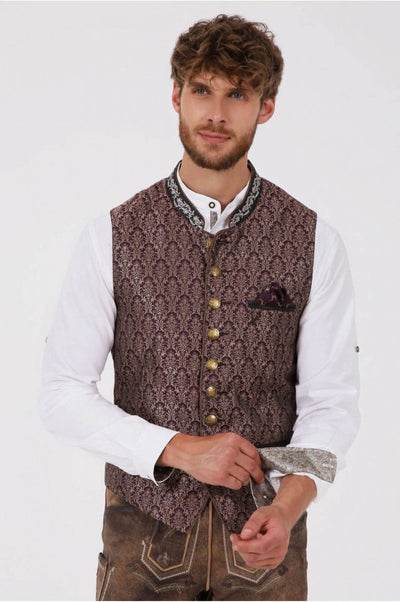 Trachtenweste - Trachtenweste Janko Rot - Dirndl.com