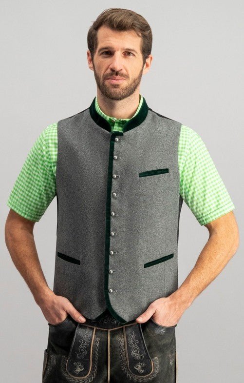 Trachtenweste - Weste Alonso forest - Dirndl.com