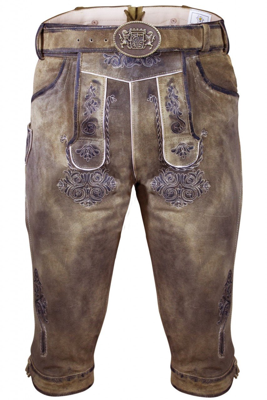Lederhose - Kniebund Lederhose Valentin - Dirndl.com
