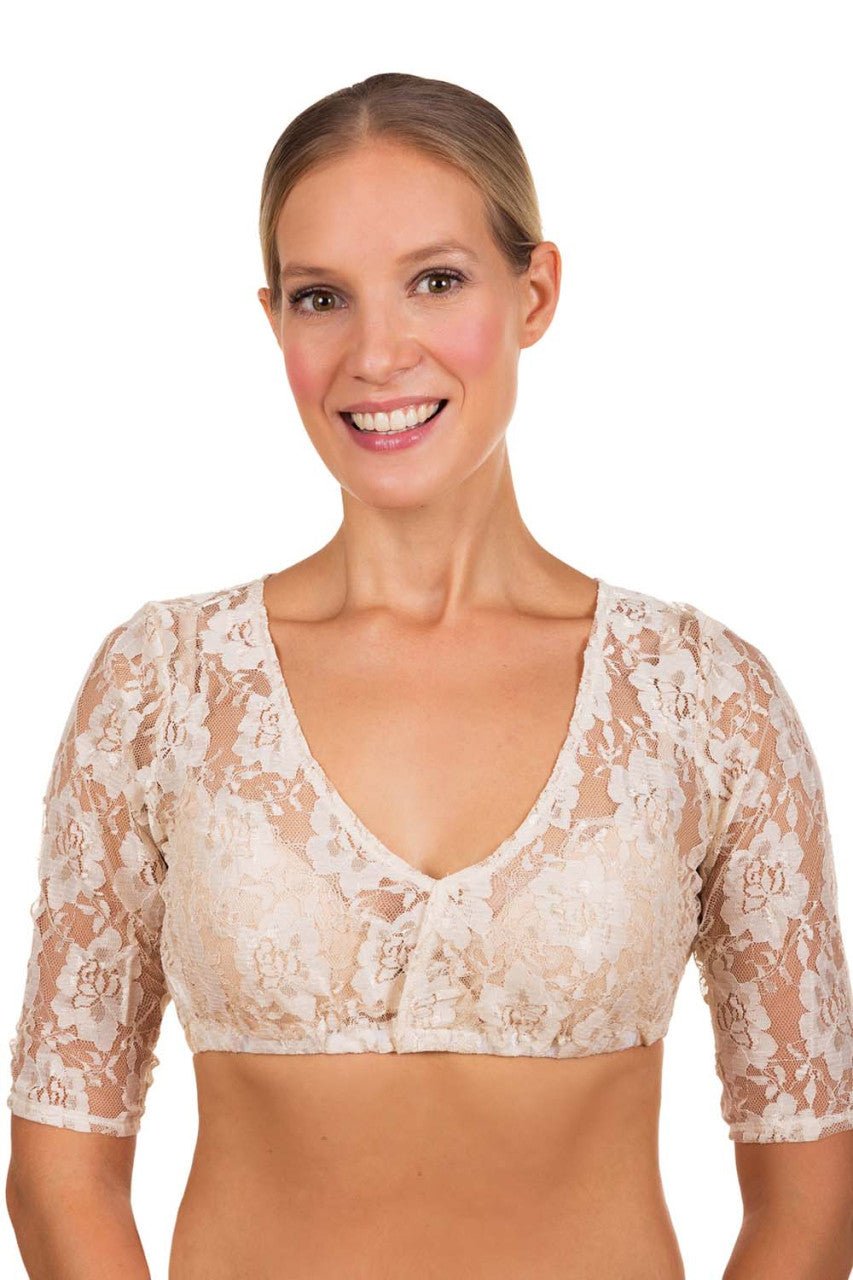 Dirndlbluse - Dirndlbluse Mia beige - Dirndl.com