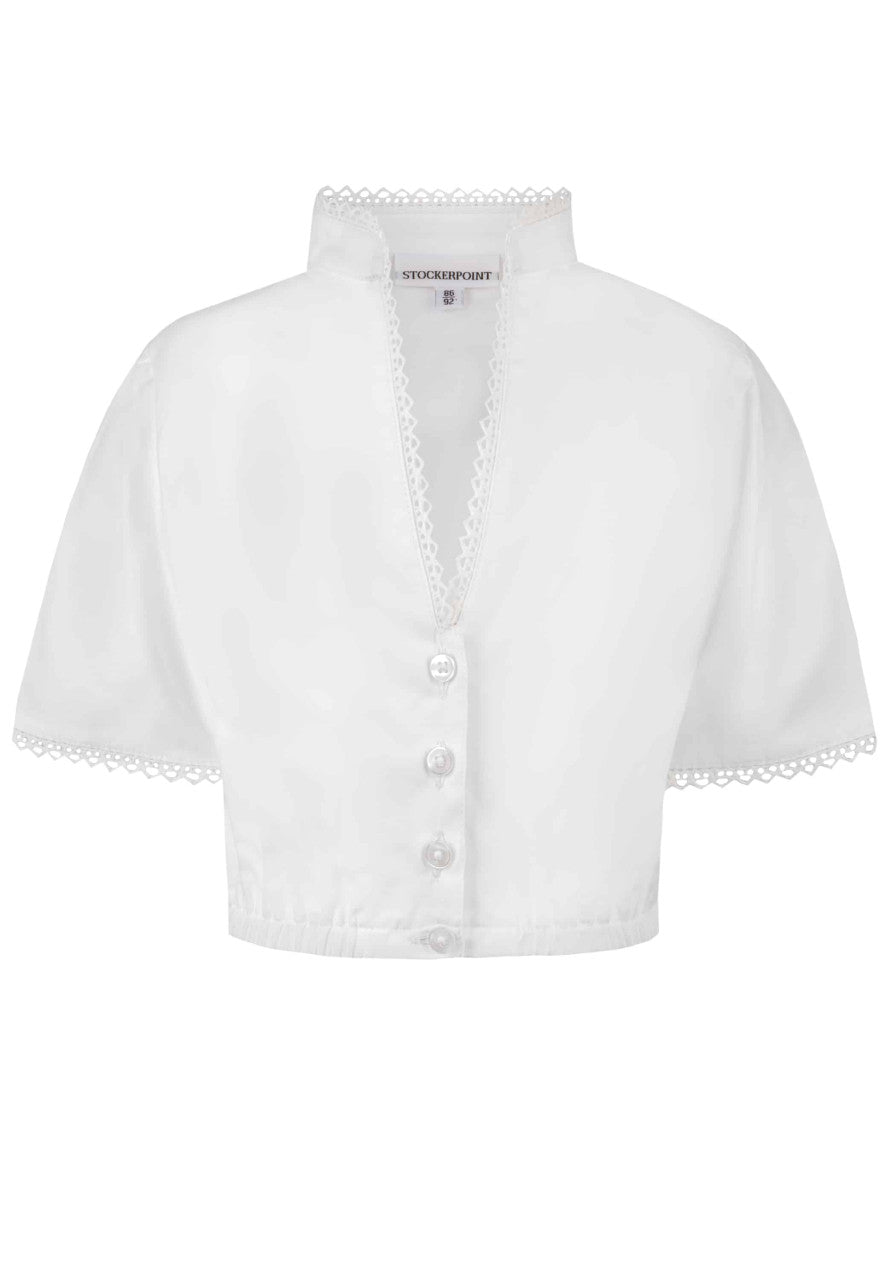 Dirndlbluse - Kinderdirndlbluse Susi weiss - Dirndl.com