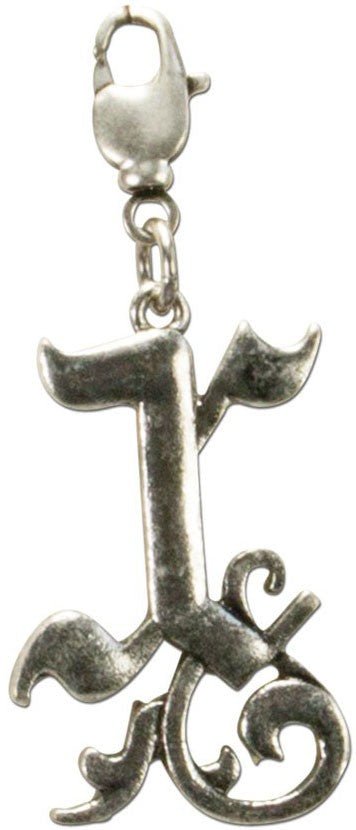 Anhänger - Buchstabe X - Trachtenanhänger altsilber - Dirndl.com