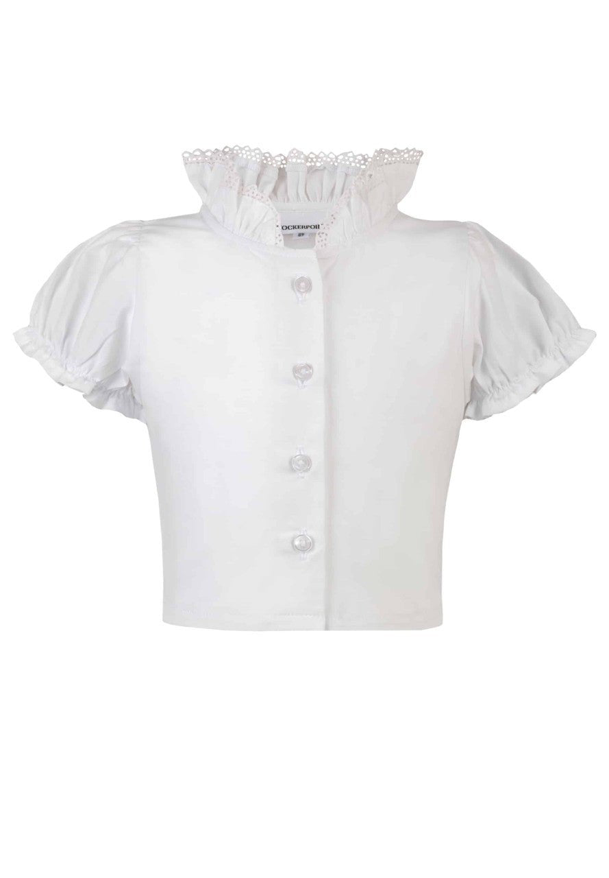 Dirndlbluse - Kinderdirndlbluse Anita weiss - Dirndl.com
