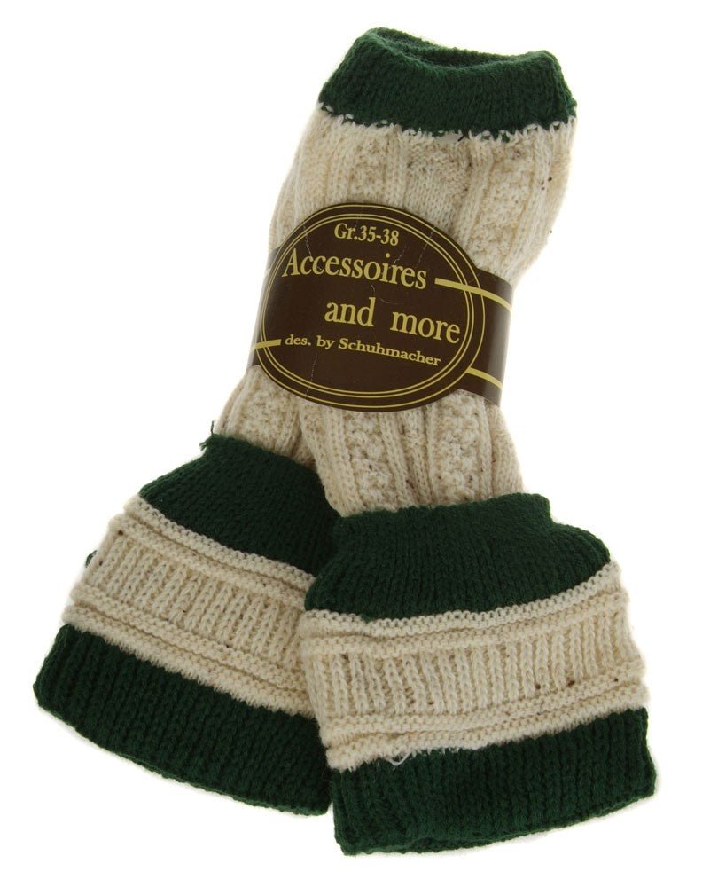 Stutzen - Loferl natur-grün - Dirndl.com