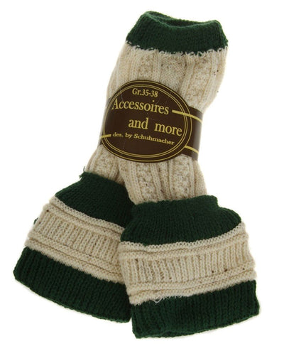 Stutzen - Loferl natur-grün - Dirndl.com