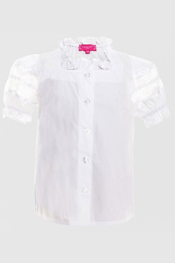 Trachtenbluse - Mädchenbluse Annegret - Dirndl.com