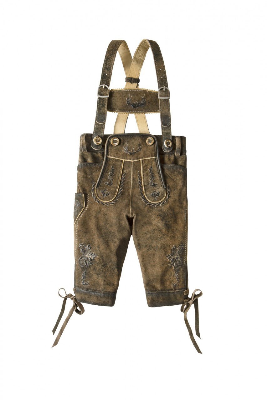 Lederhose - Lederhose Fritz stein geäscht - Dirndl.com