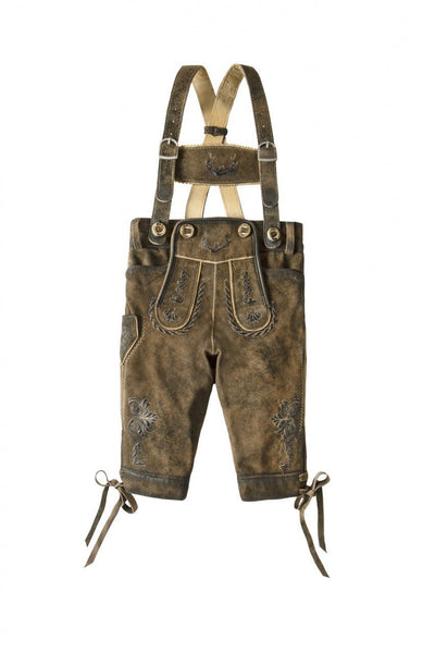 Lederhose - Lederhose Fritz stein geäscht - Dirndl.com