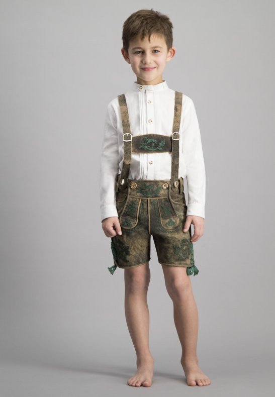 Trachtenhemd - Trachtenhemd Leon für Kinder - Dirndl.com